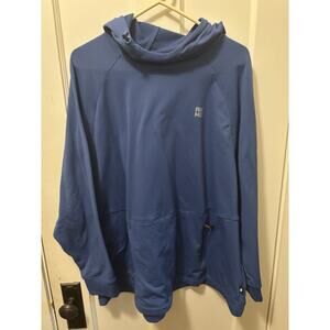 Alaskan Hardgear Pullover Mens Large Blue Hooded Performance Outdoor Crosslayer